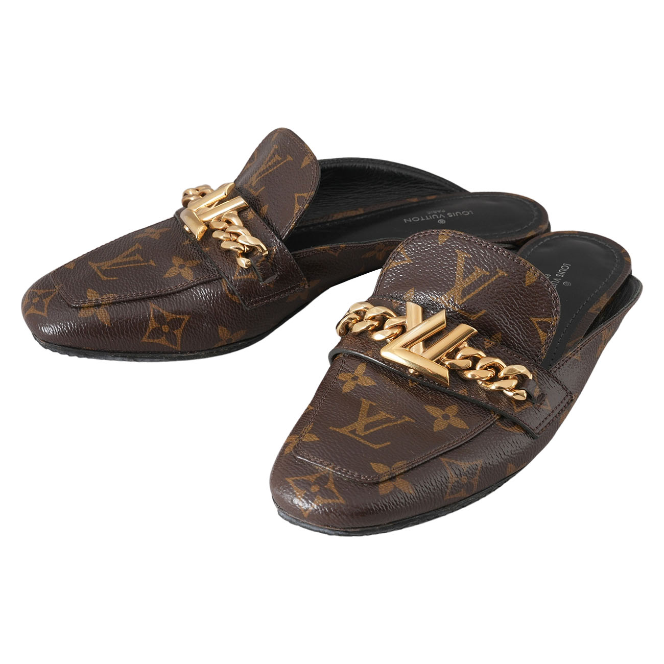 LOUIS VUITTON(USED)루이비통 모노그램 LV 로퍼 #36.5